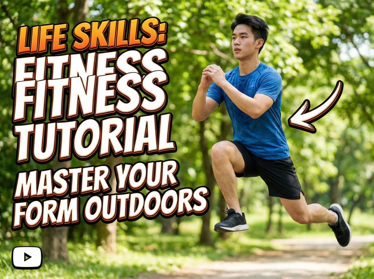 蘑菇视频蘑菇视频健身教程：户外运动视频演示